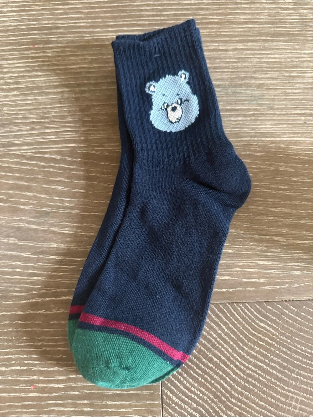 NWT Care Bears Cream mid crew Socks 2 pairs